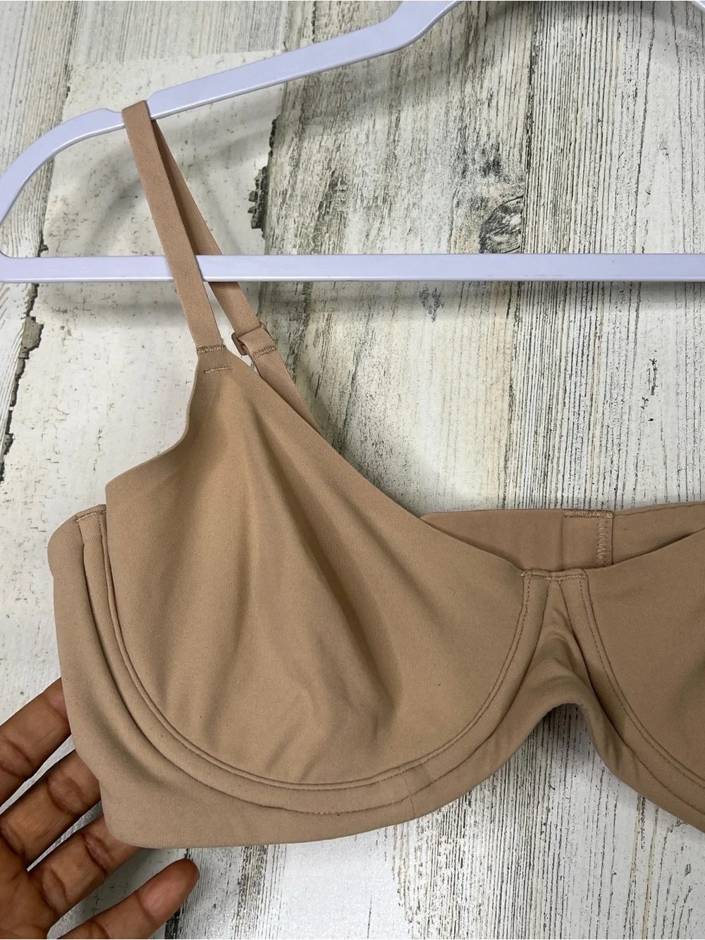 Skims fits everybody unlined demi bra beige 36c - Picture 5 of 8
